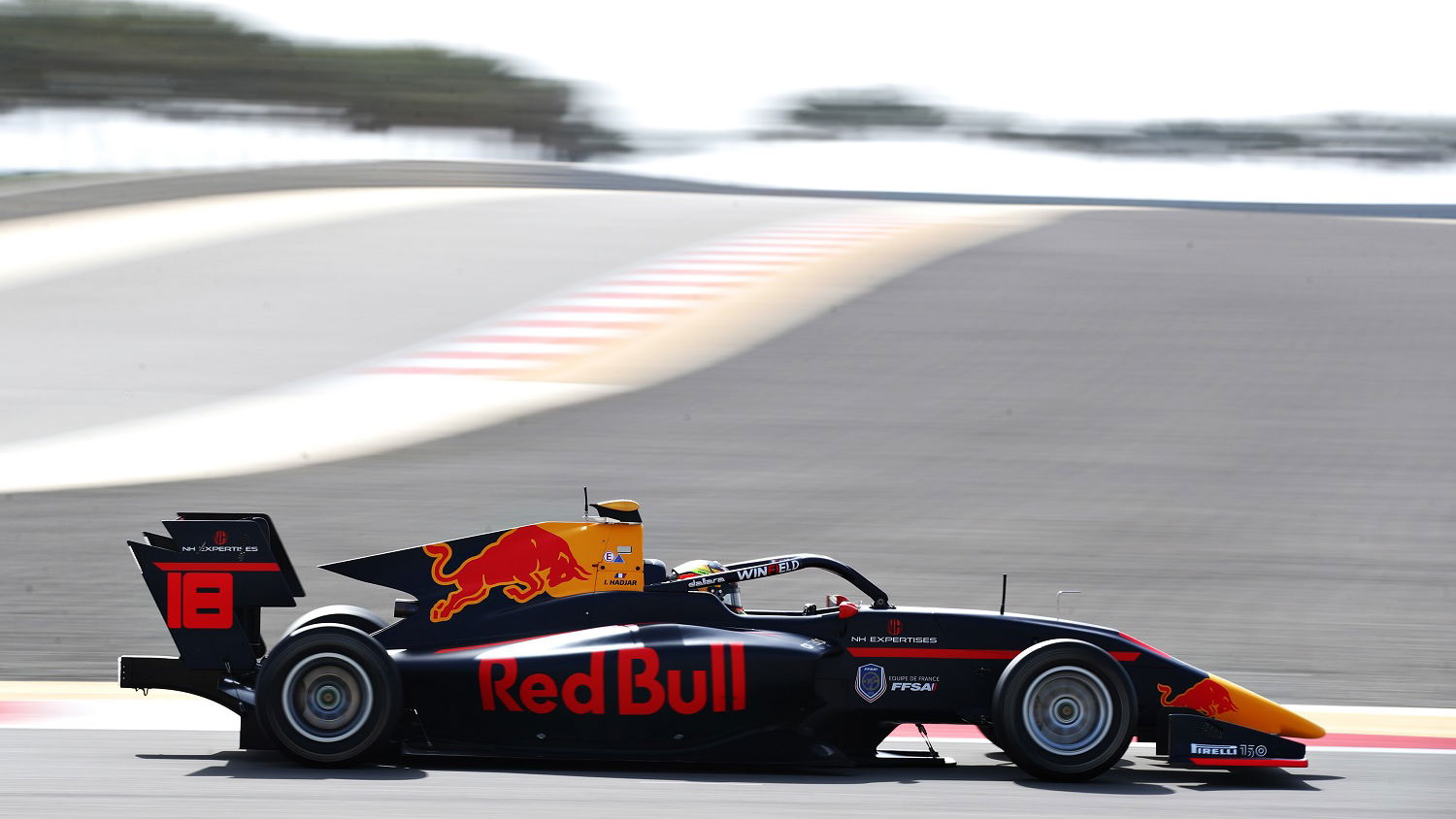 Hitech rookie Hadjar tops day two of F3 testing in Bahrain